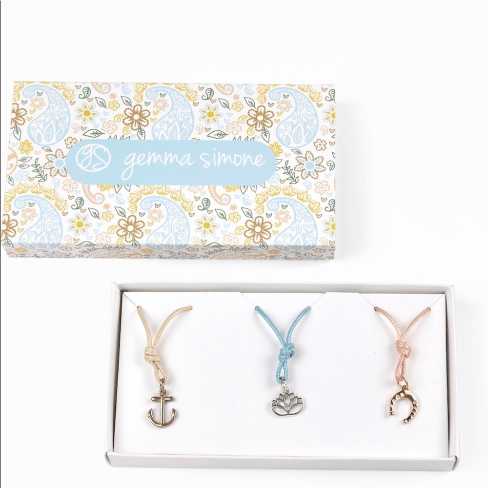 GEMMA SIMONE 2 IN 1 NECKLACE AND BRACELET SET